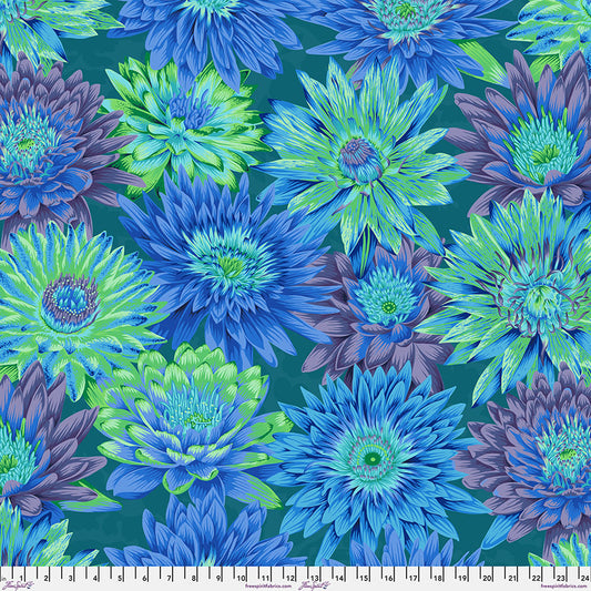 TROPICAL WATER LILIES BLUE PWPJ119 PHILIP JACOBS KFC Fall August 2023