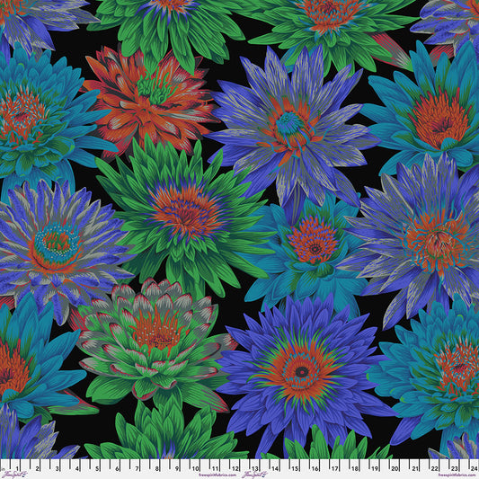 TROPICAL WATER LILIES DARK PWPJ119 PHILIP JACOBS KFC Fall August 2023