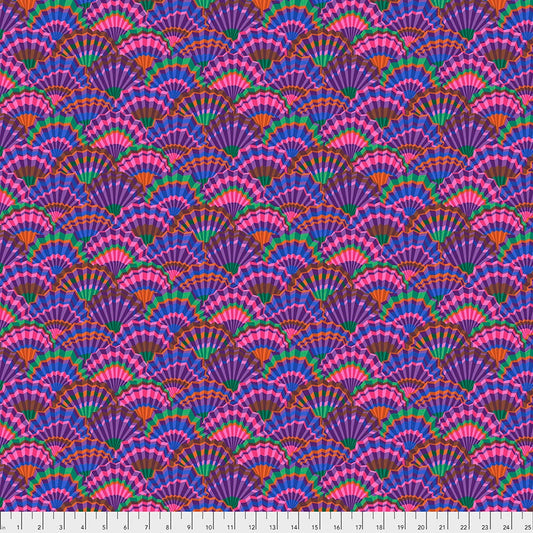 PAPER FANS PURPLE PWGP143 Kaffe Fassett