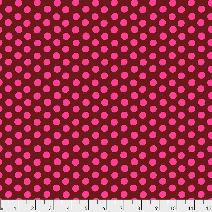 SPOT MERLOT Wine Red PWGP70 Kaffe Fassett