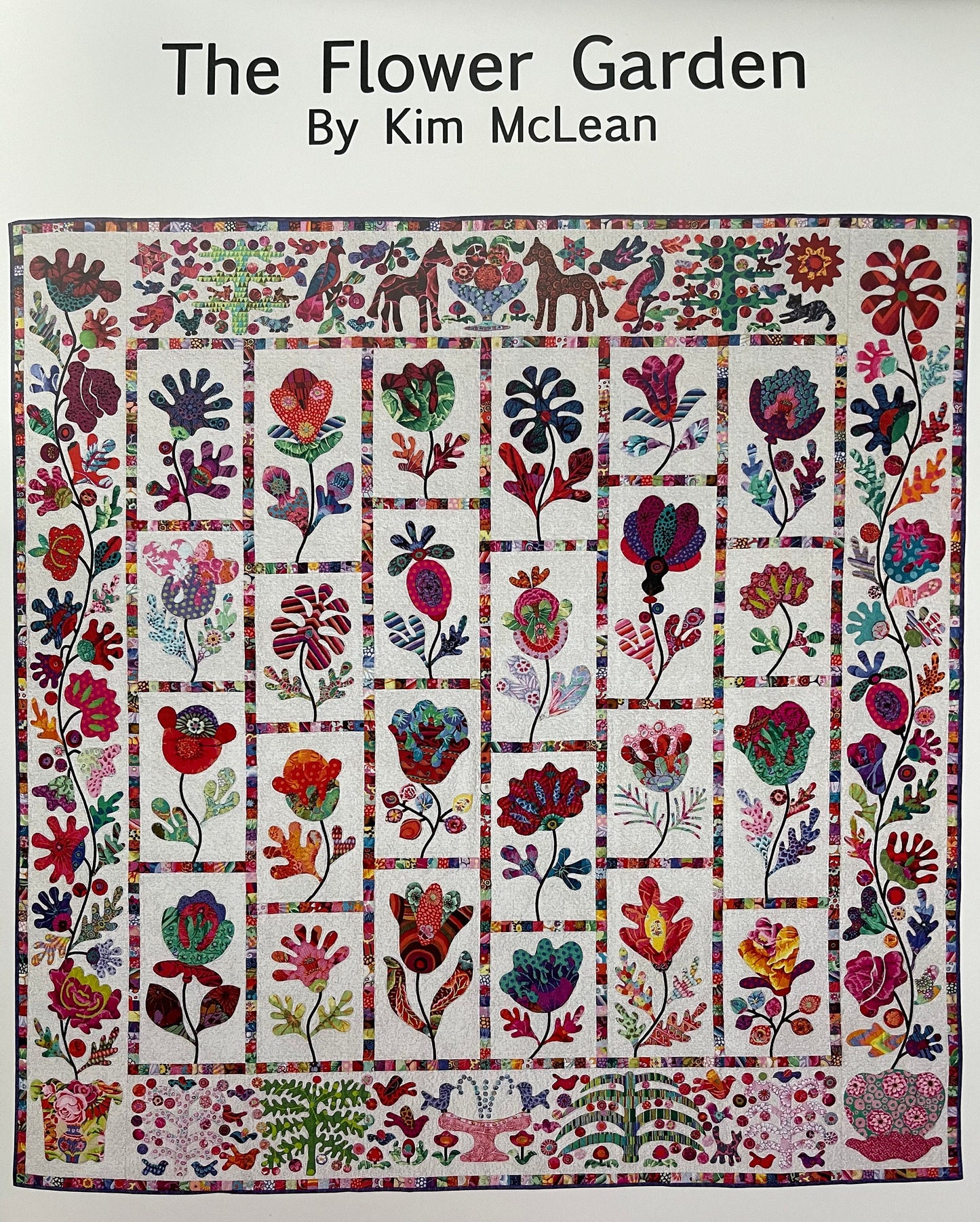 FLOWER GARDEN Pattern Kim McLean - Appliqué