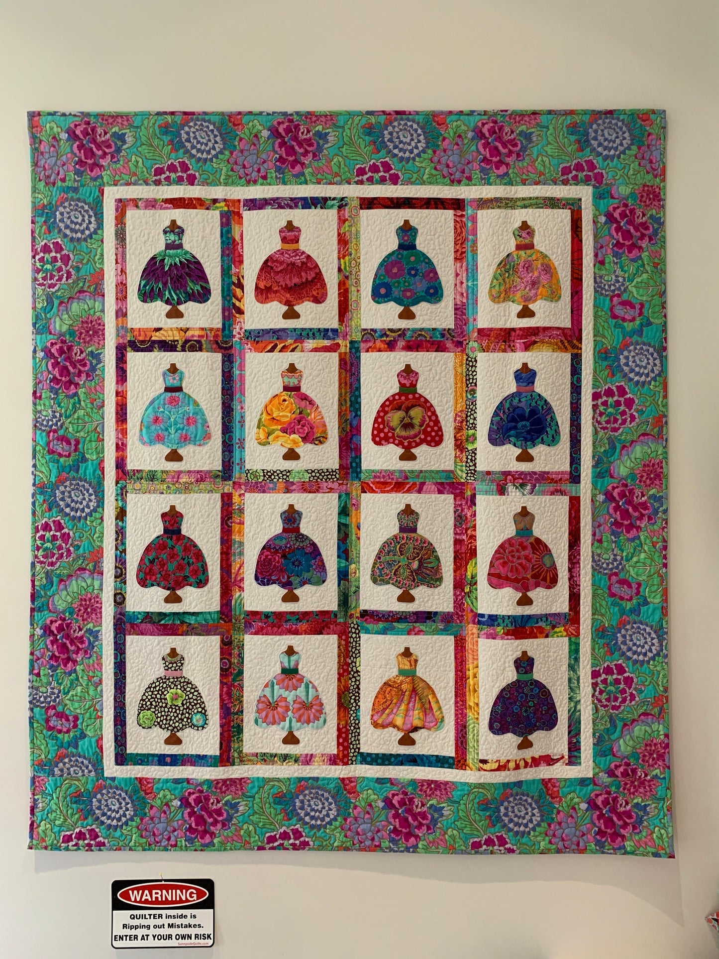 PRETTY DRESSES Quilt Kit Kaffe Fassett Collective fabrics