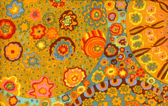 MILLEFIORE ORANGE  PWGP92 Kaffe Fassett