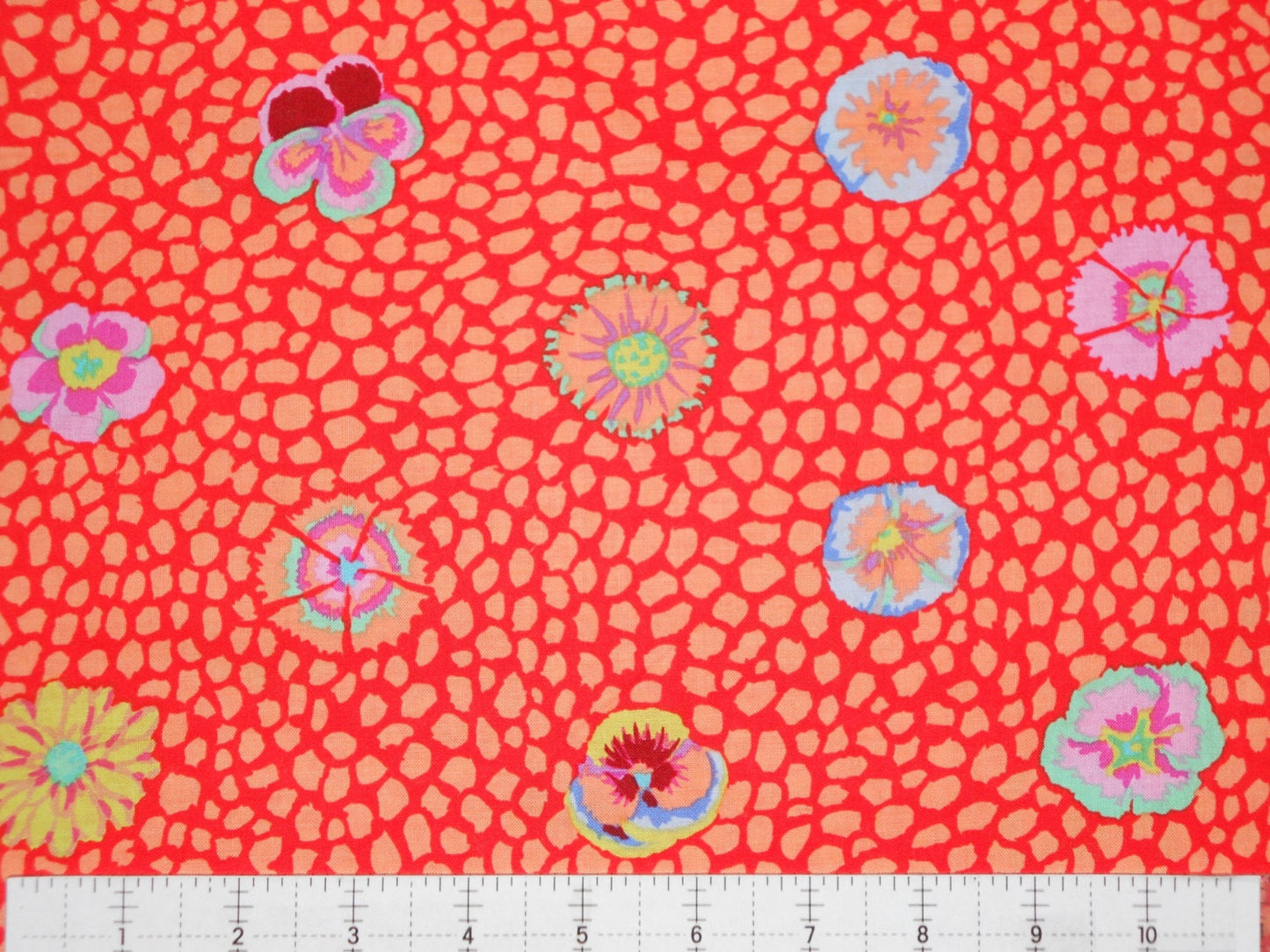 GUINEA FLOWER APRICOT PWGP59  Kaffe Fassett